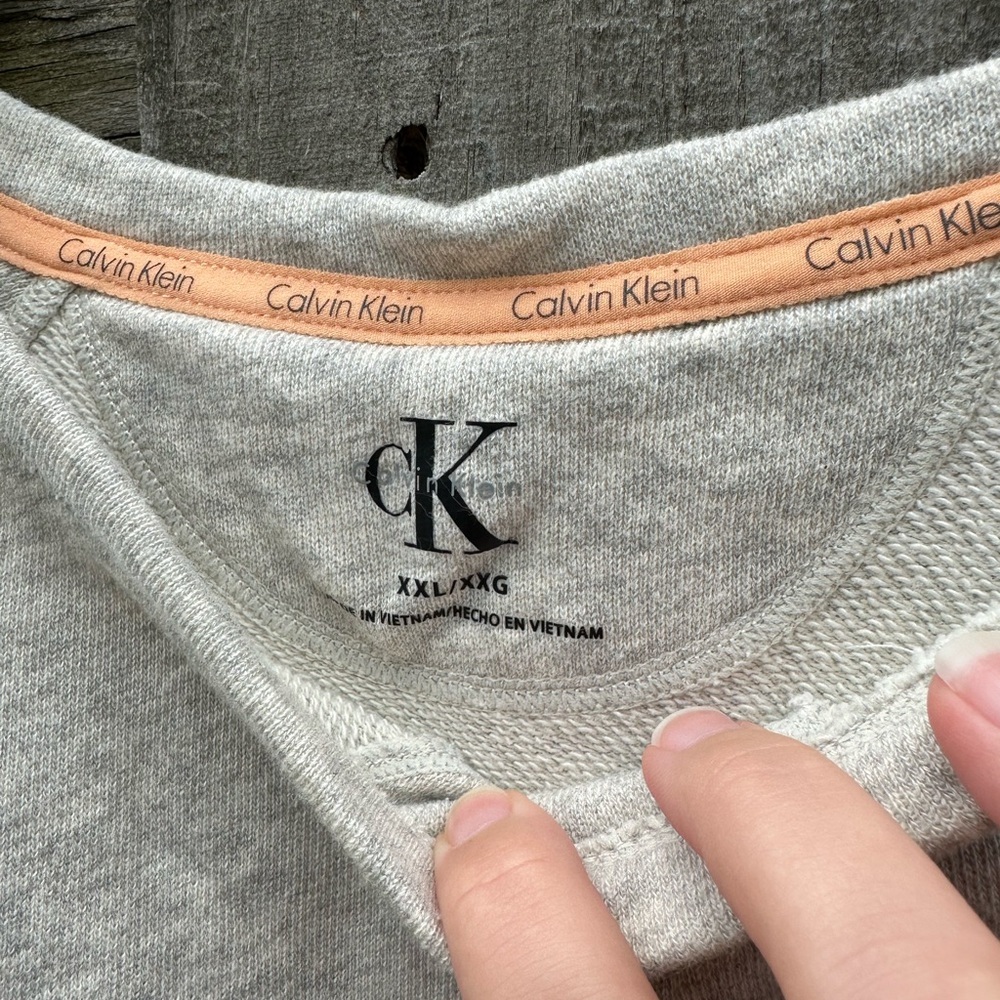 Calvin Klein T Shirt Large XXL Short Sleeve Stretch Regular Fit Casual Soft - Picture 3 of 5